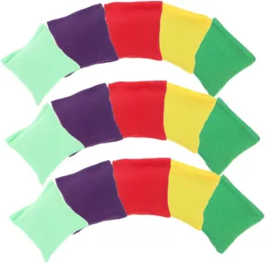 and Coordination Activities Kisangel 15pcs Bean Bags for Tossing Throwing Toy for Outdoor Games Mississippian mantle piracy monetary recoup cleverness Double Design for Family Fun 