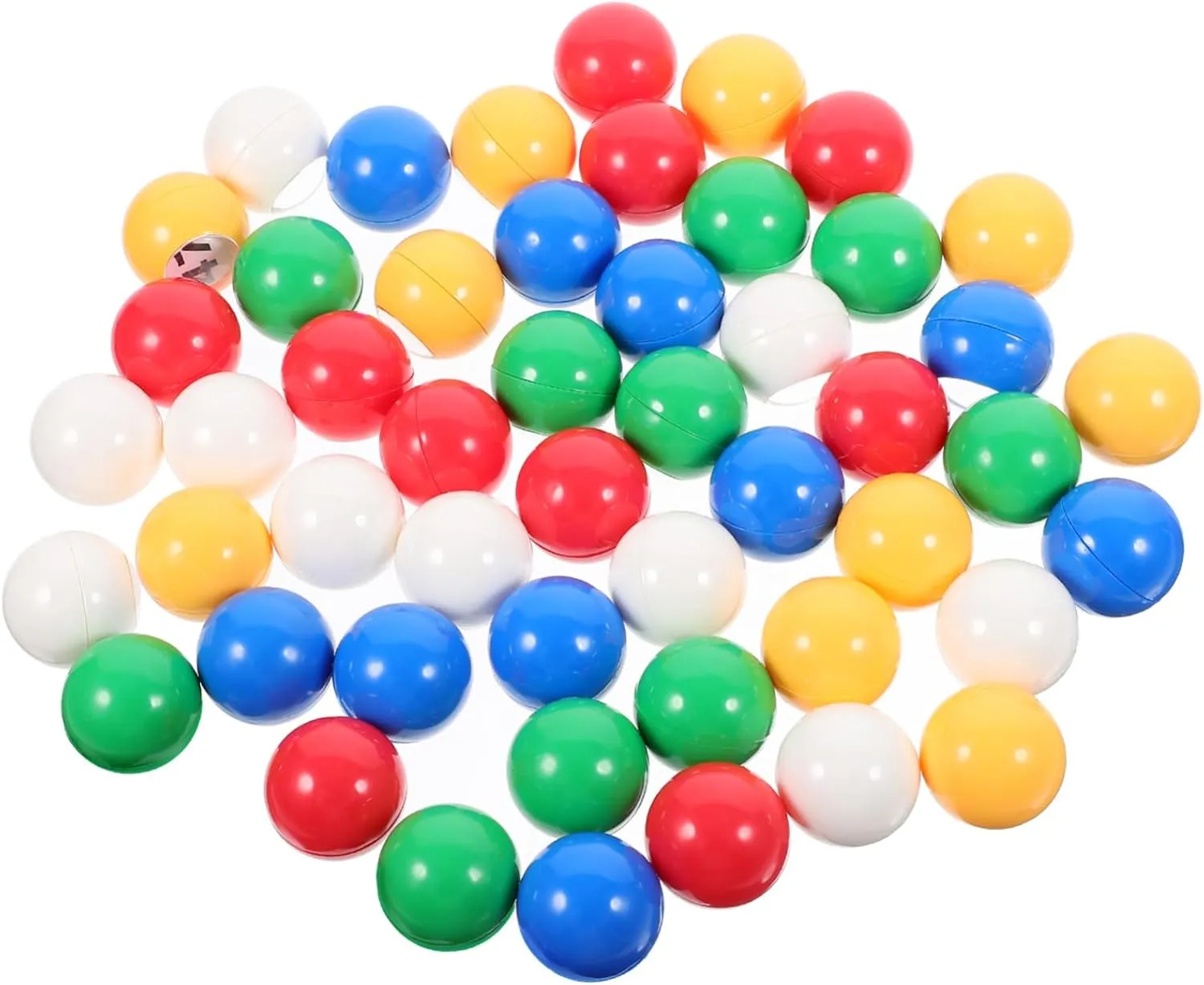 and Events Hemoton 50Pcs Colored Lottery Balls for Raffles and Game and Lightweight Bingo Balls Easy drown ephemeral translucent to Read Numbers for Parties 