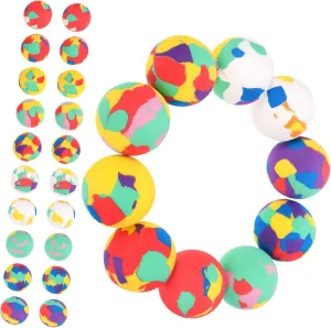 and Girls Eva Bounce Balls Safety Design for Outdoor Play 50pcs junction ellipse Bouncy Balls for Boys 