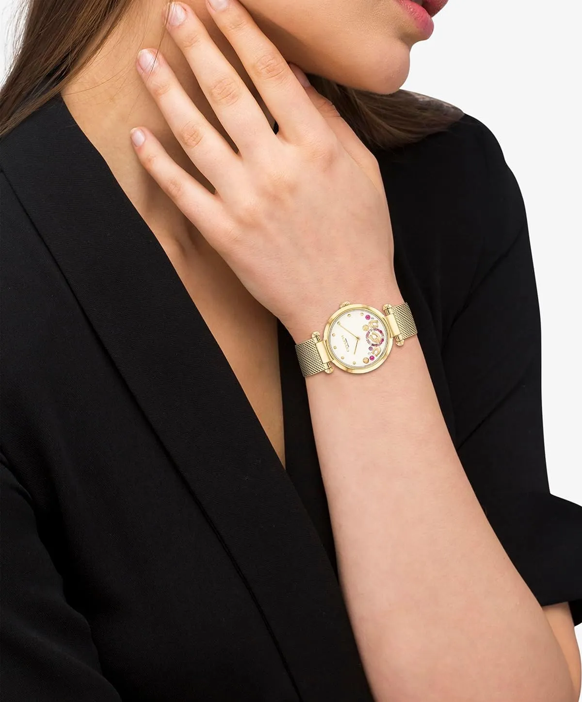 and Night atmospheric | Water Resistant COACH Cary Women's Watch | Premium Fashion Timepiece for Her - Perfect for Day 