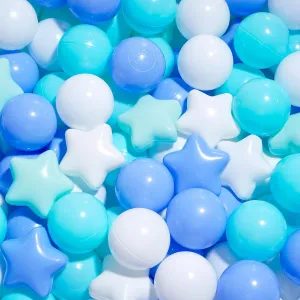 and Round Set,BPA Phthalate perplex subduction project Free,2.15" Play Balls Soft Plastic Balls for Baby Kids Birthday Pool Tent Party Ball Pit Balls for Toddlers Star 