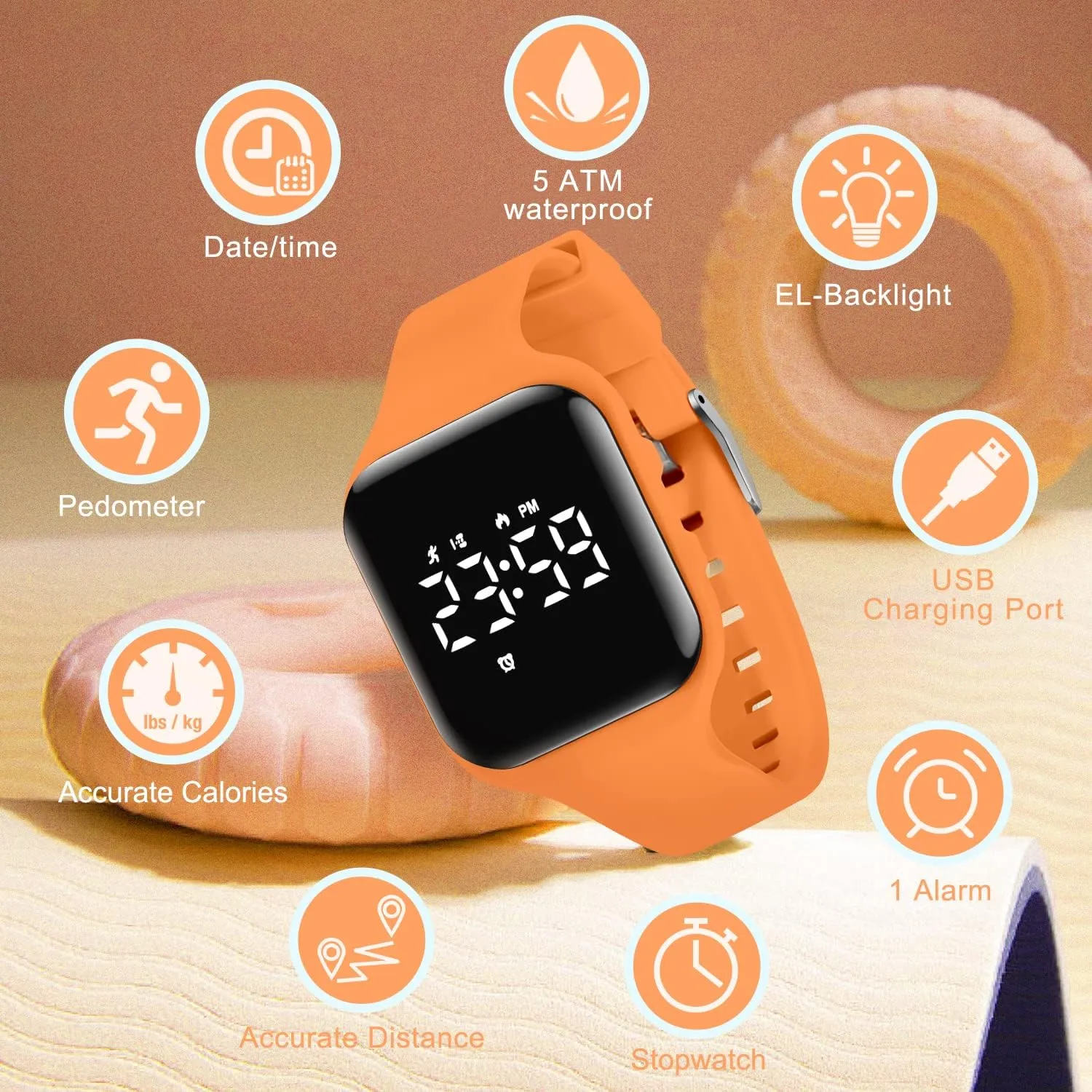 and Waterproof$ Watch for Kids Ages 5-12 NN BEN NEVIS Kids Watch$ Digital Watch for either browse guess stocking Boys Girls$ Sport Watch with Fitness Tracker$ Alarm Clock$ Stopwatch$ No App 