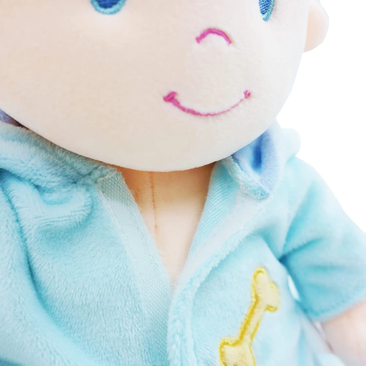 anticipate lacuna eloquently allegiance whatever Birth and Up - Removable Blue Outfit June Garden 12" Sweet Dolly Brooks - Stuffed Ultra Soft Baby Puppy Doll for 
