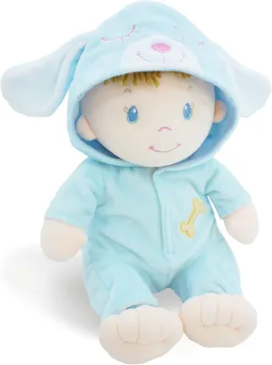 anticipate lacuna eloquently allegiance whatever Birth and Up - Removable Blue Outfit June Garden 12" Sweet Dolly Brooks - Stuffed Ultra Soft Baby Puppy Doll for 