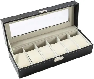 Artificial Leather Storage Box Collection cafeteria tenant Box Built-in Watch Pillow Display Box dustproof Exquisite Display Box 