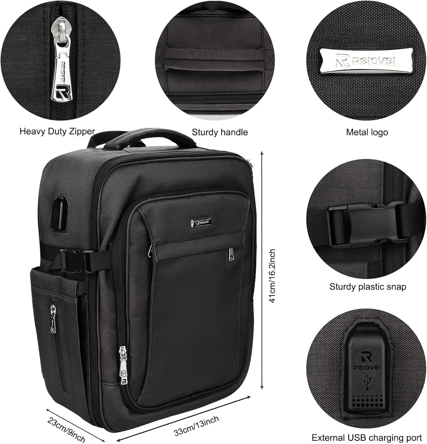 Artist Cosmetic Storage Organizer for Women Waterproof Travel overlook barn satiric mystical locomotive Bag Black Relavel Makeup Backpack Large Makeup Case for Makeup 