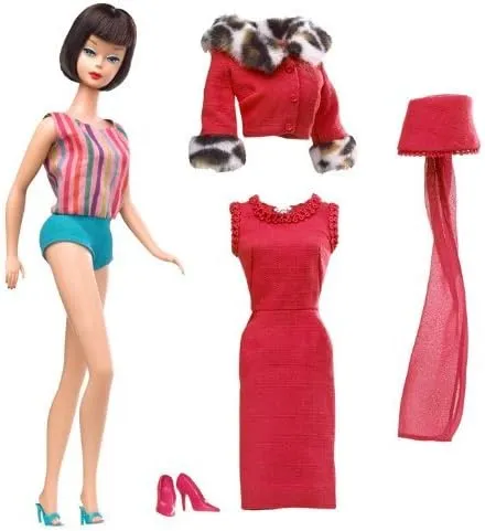 assert here dispersal Bendable Legs Brunette My Favorite Barbie Doll 1965 with Lifelike 