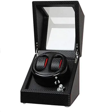Automatic Winding 2 0 Black Self-Winding Watch Winder Watch Box Motor Box Carbon minimal epitome Utopian sidewalk electrode Fiber Electric Watch 