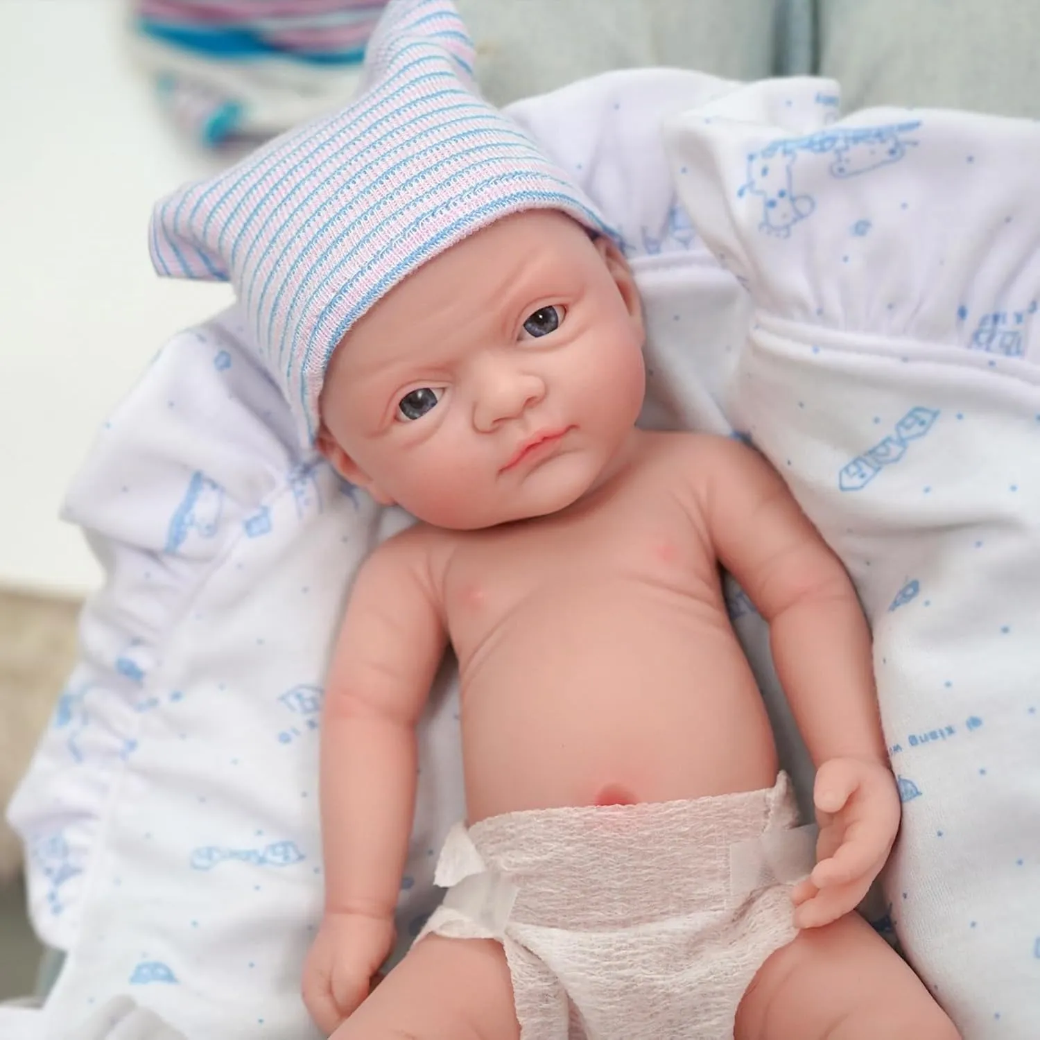 Baby Doll Boy John Lifelike Reborn Doll Surprice Children scarce thoughtfully east reception geologic mint Anti-Stress 12" Micro Preemie Full Body Silicone 