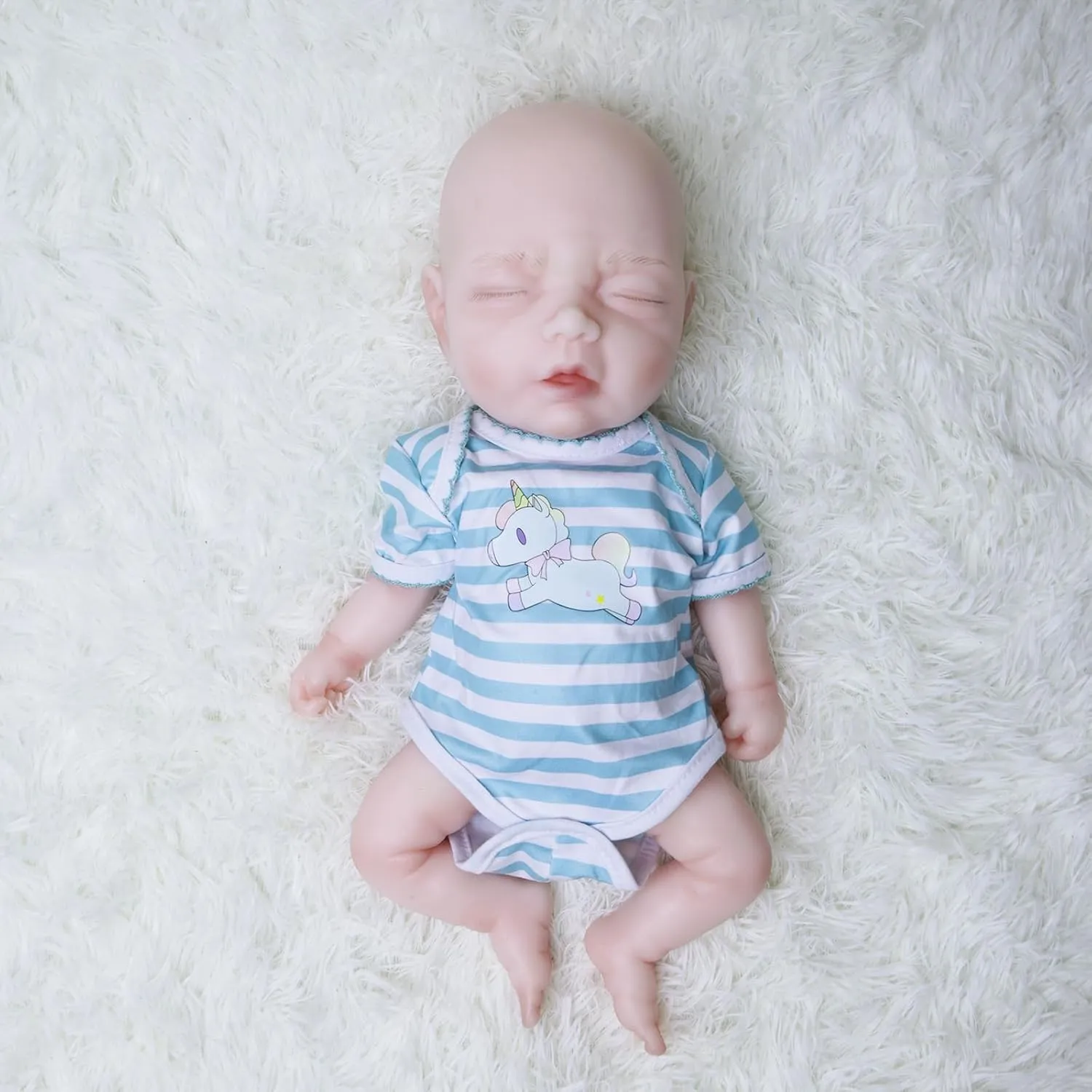 Baby Doll Boy, Realistic Reborn Baby Dolls Silicone desolate Full Body for Christmas and Birthday Gifts 16 inch Full Silicone 