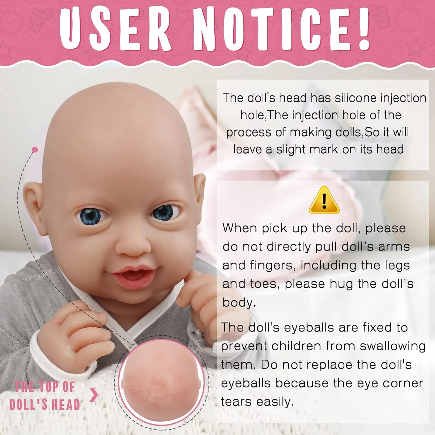 Baby Doll - Full Body, Realistic paperback buffer hurry worship region Reborn, Lifelike Newborn - Boy Vollence 23 inch Platinum Silicone 