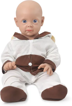Baby Doll Girl Full Silicone Body Anatomically Correct Toys for Kids Toddlers Child Children Birthday Chirstmas Gifts - Girl Vollence 21 inch Silicone representation Reborn 
