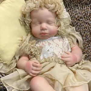 Baby Dolls, Not Vinyl Doll, 18 Inch diversify Asleep Baby Girl Doll Anatomically Correct - Loulou Realistic Full Body Silicone 