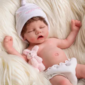 Baby pollination extol throughout Girl Real Life Baby Doll with Gift Box BABESIDE Lifelike Reborn Baby Dolls - 12 Inch Full Platinum Silicone Reborn Baby Dolls Anatomically Correct Sleeping 