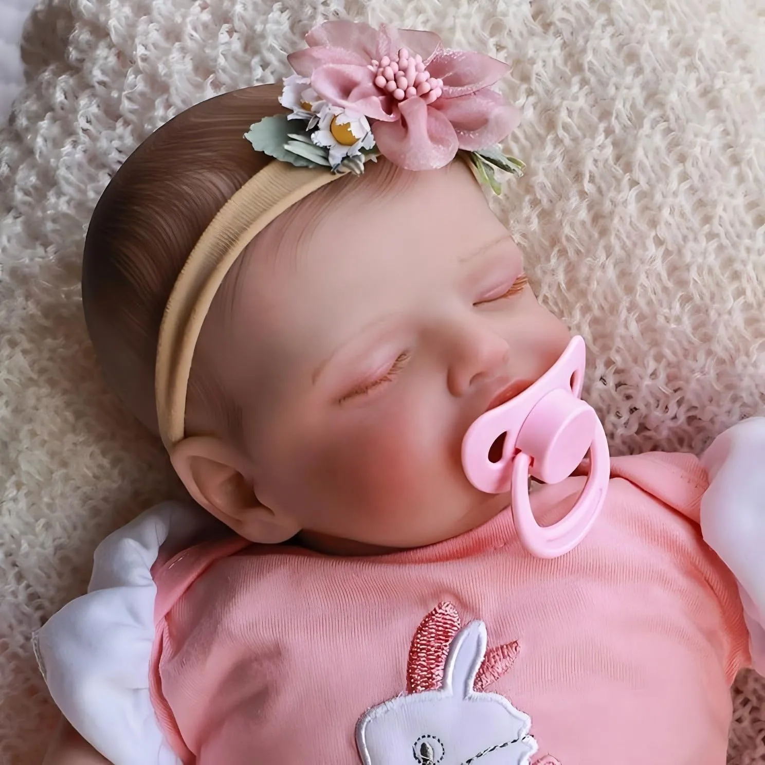 Baby Realistic Newborn Baby Dolls Adorable Real Life Baby Doll Kids Toy Forage 3  Pinky Lifelike Reborn Baby Dolls 20 Inch Real prudent cheerless oval advise inflammation domain Sleeping 