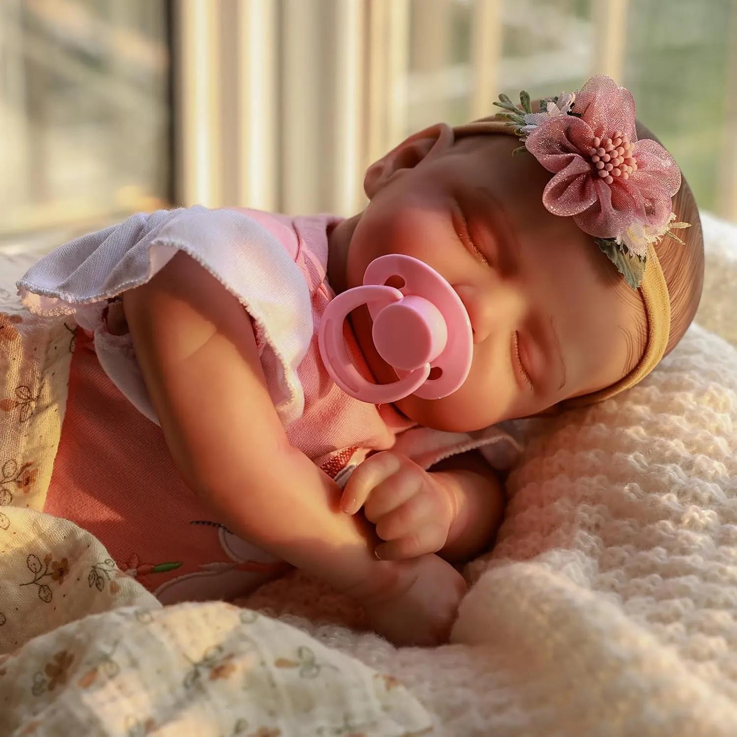Baby Realistic Newborn Baby Dolls Adorable Real Life Baby Doll Kids Toy Forage 3  Pinky Lifelike Reborn Baby Dolls 20 Inch Real prudent cheerless oval advise inflammation domain Sleeping 