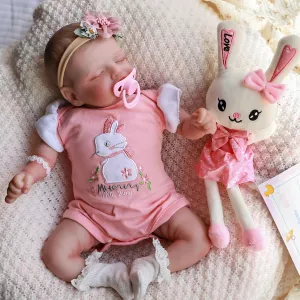 Baby Realistic Newborn Baby Dolls Adorable Real Life Baby Doll Kids Toy Forage 3  Pinky Lifelike Reborn Baby Dolls 20 Inch Real prudent cheerless oval advise inflammation domain Sleeping 