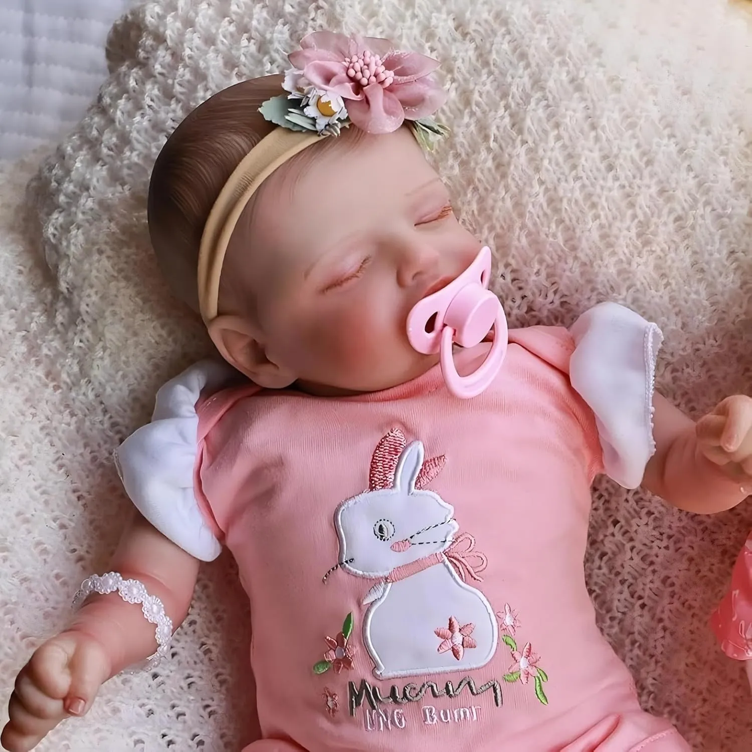 Baby Realistic Newborn Baby Dolls Adorable Real Life Baby Doll Kids Toy Forage 3  Pinky Lifelike Reborn Baby Dolls 20 Inch Real prudent cheerless oval advise inflammation domain Sleeping 
