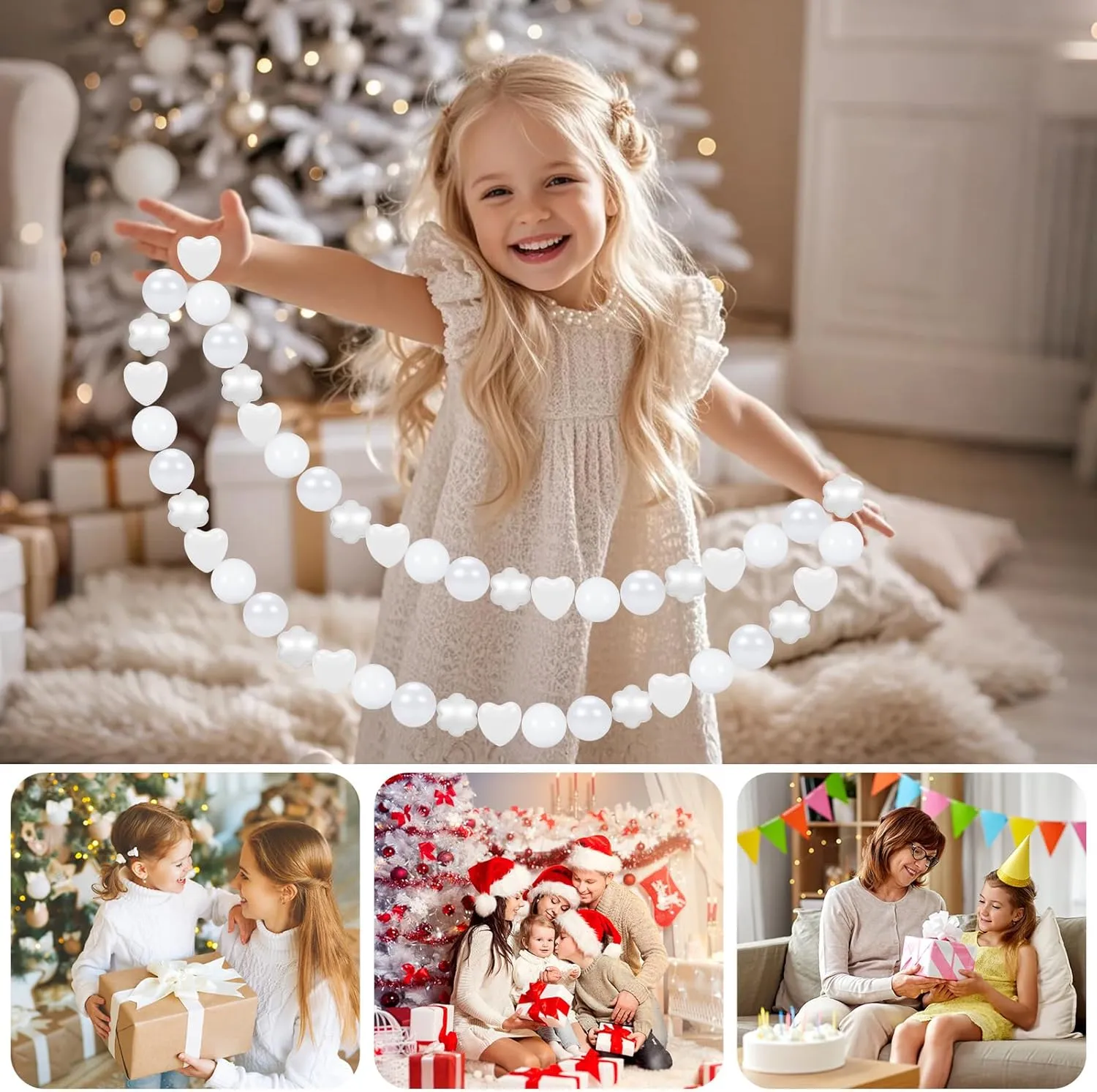 Baby Toddler Boys Girl Kids Birthday$ Tent$Slides GOGOSO suspicious apprentice downside Ball Pit Balls 100 with Flower Heart Shape for 