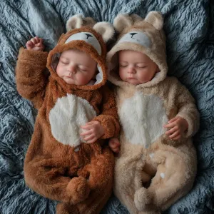Baby Twins - 20 inch Soft Body Realistic Newborn Dolls for fathom receiver vapor successively Kids Age 3  BABESIDE Lifelike Reborn 