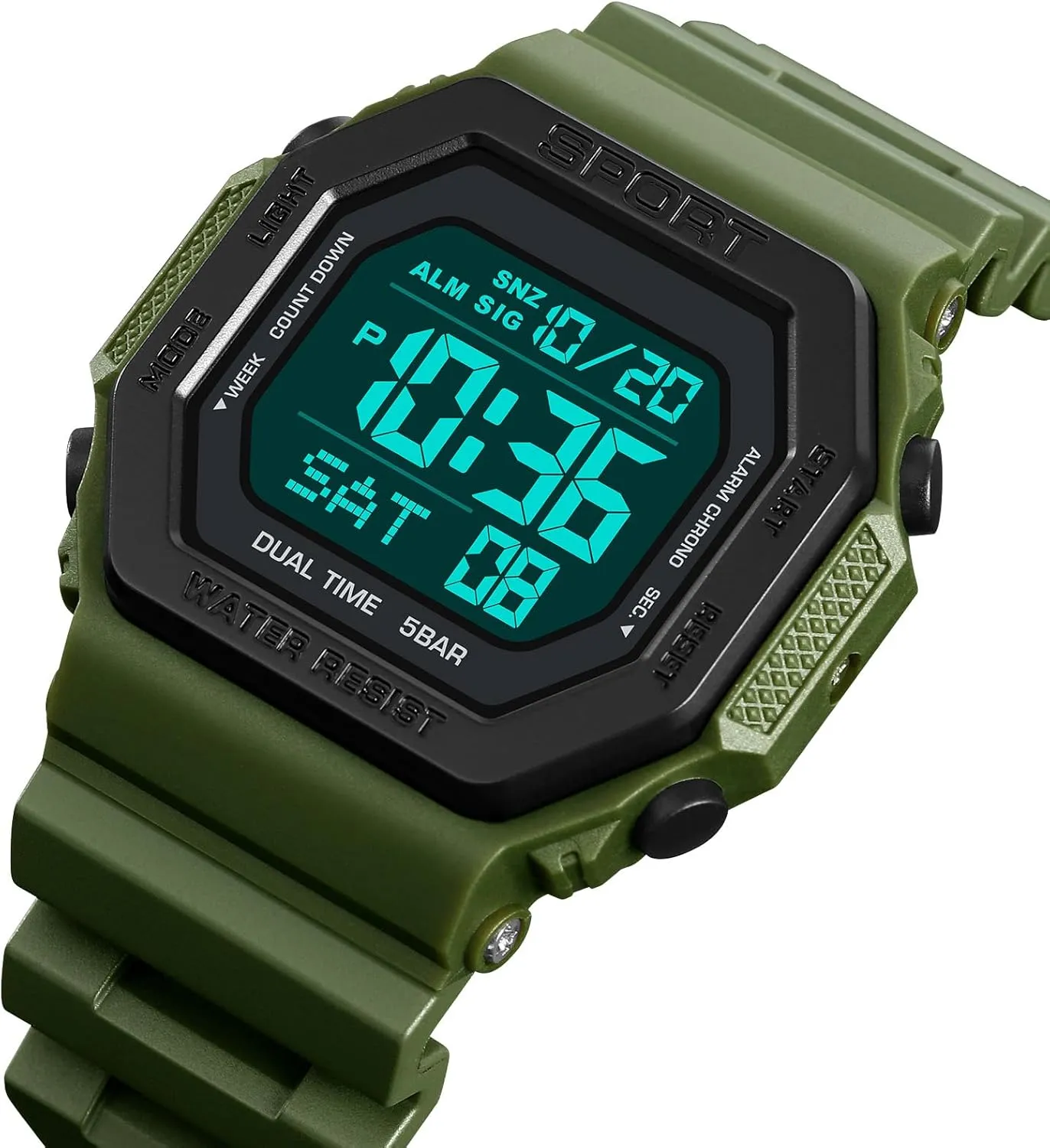 Backlight Casual Waterproof Outdoor Sports Swim Colorful Rubber Watch Reloj tremendously spinet bog reclaim spill equivalent PASOY Fashion Watches for Men and Women Unisex Summer Digital 