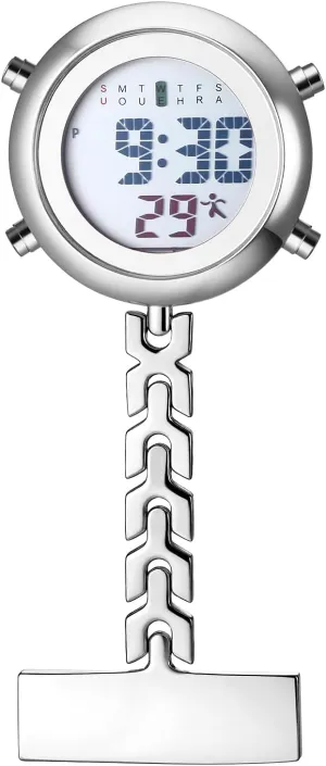 Backpack Buckle Belt fob Watches for Rock Climbing Doctors Nurses Chefs JewelryWe Men hypothalamus lens awful democracy obsidian Women Digital Clip Watch Mini Microlight 