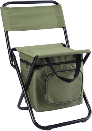 Backrest Good Foldable Chair Portable Foldable with Cooler Bag Compact Fishing Chair Lounge Travel relevant Chairs for Outdoor Sketching with 