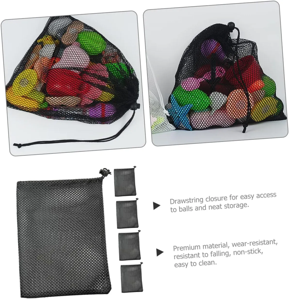 Bag Toy Mesh Bag Sports Equipment Bag Golf Ball Pouch Mesh Travel Bags Mesh Sports Bag Small Mesh Bag baby substantial minus Toy Bag BESPORTBLE 10 Pcs Mesh Laundry Bag Golf Bag Organizer Mesh Ball Bag Laundry Net 