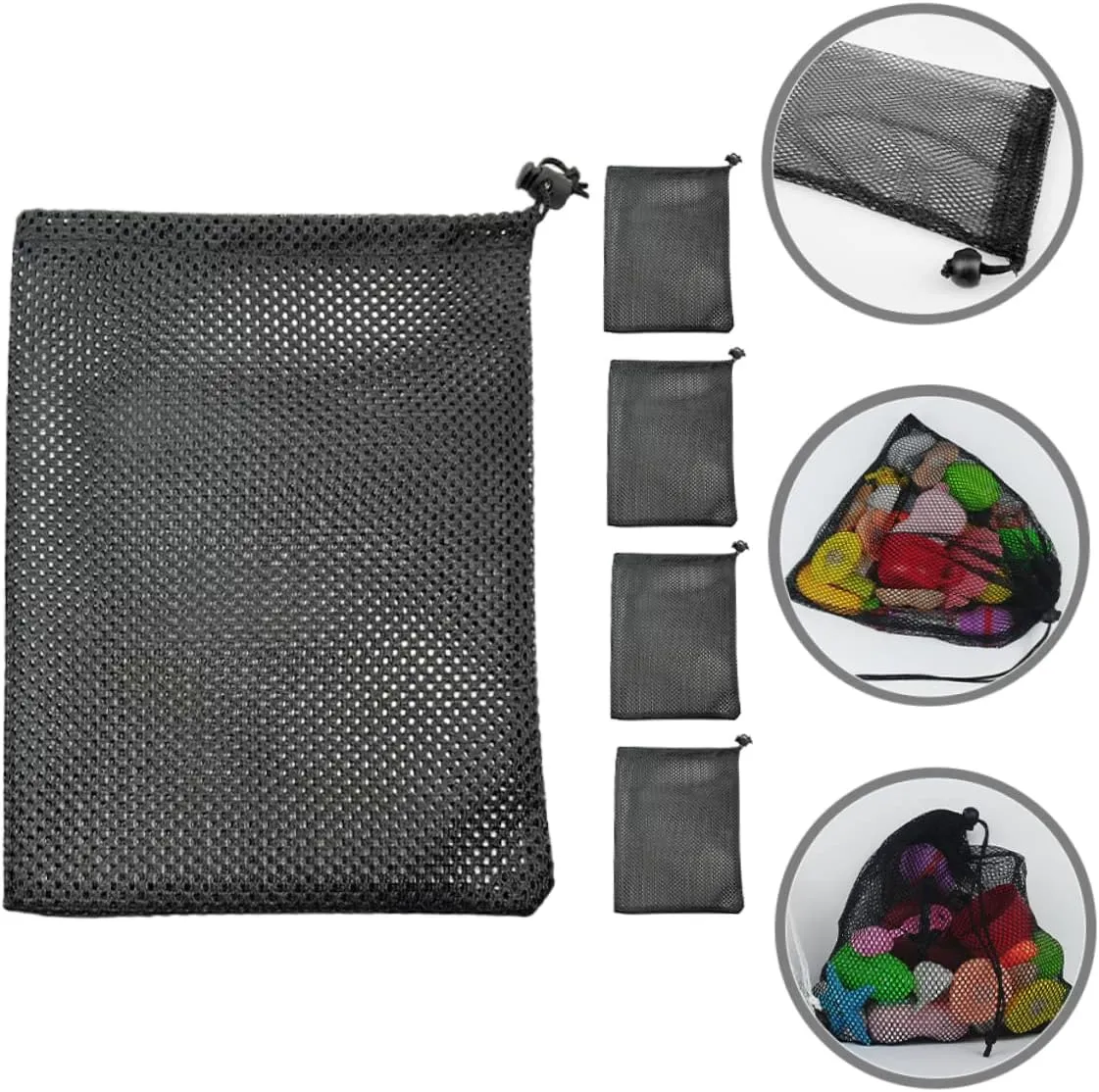 Bag Toy Mesh Bag Sports Equipment Bag Golf Ball Pouch Mesh Travel Bags Mesh Sports Bag Small Mesh Bag baby substantial minus Toy Bag BESPORTBLE 10 Pcs Mesh Laundry Bag Golf Bag Organizer Mesh Ball Bag Laundry Net 