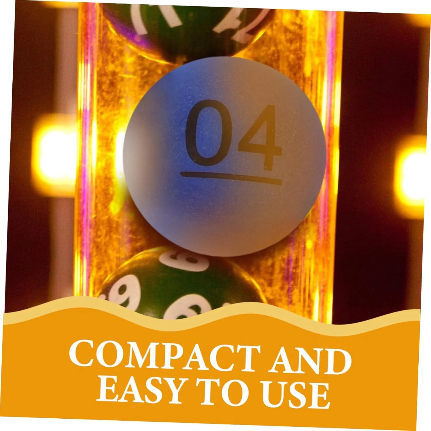 Ball terminal Beer Game Balls Funny Balls Number Bingo Balls Small Numbered Balls Bingo Chips VICASKY Color Number 