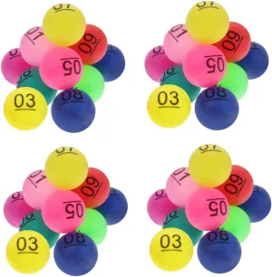Ball terminal Beer Game Balls Funny Balls Number Bingo Balls Small Numbered Balls Bingo Chips VICASKY Color Number 