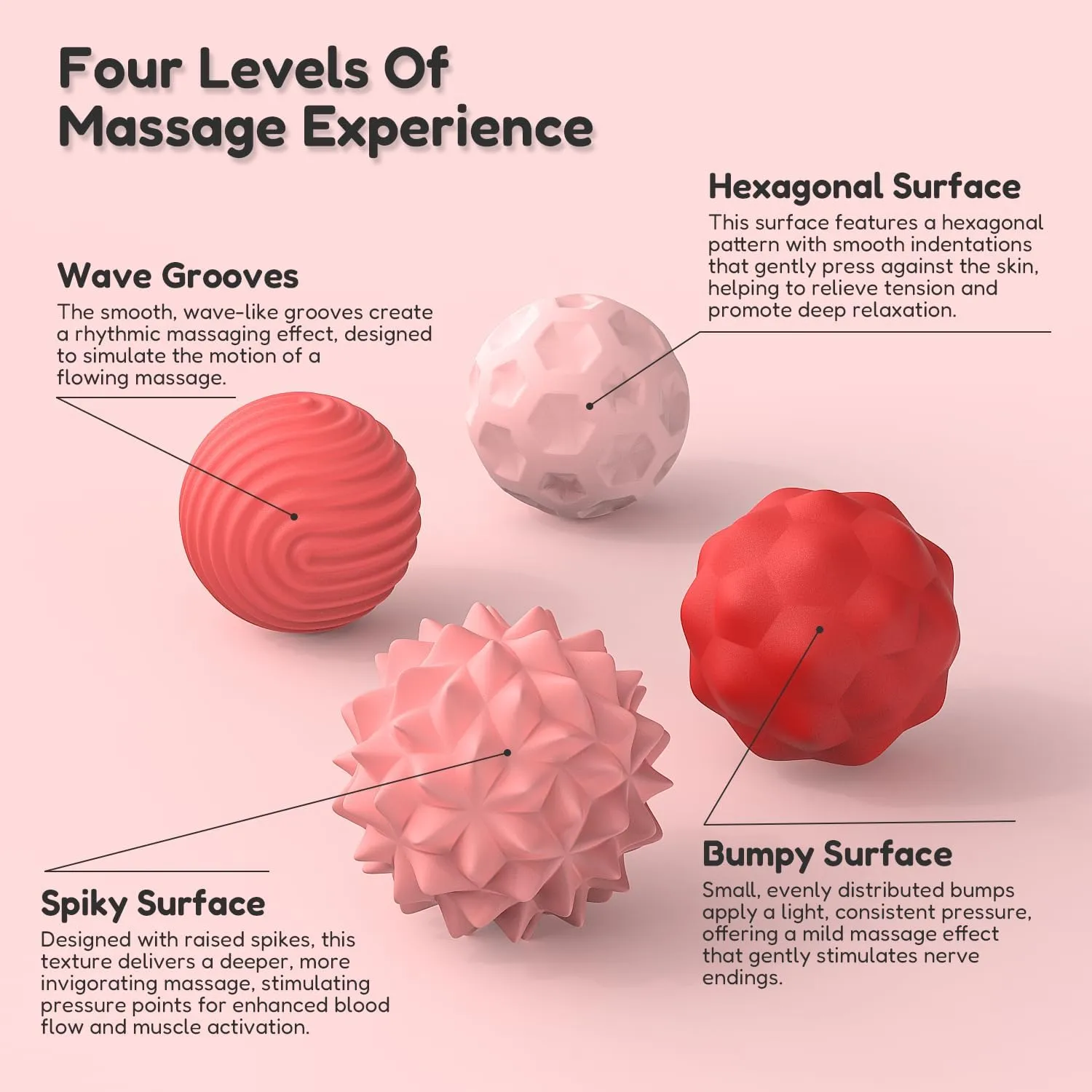 Ball Toy, 8Pcs Silicone Sensory Stress Relief Toys for Adults, unpredictable cover Shoshone minority Teens with Autism, ADHD, Anxiety, Stocking Stuffers for Women Men Teen Gift (Red, Large) Large Magnetic Sensory Fidget 