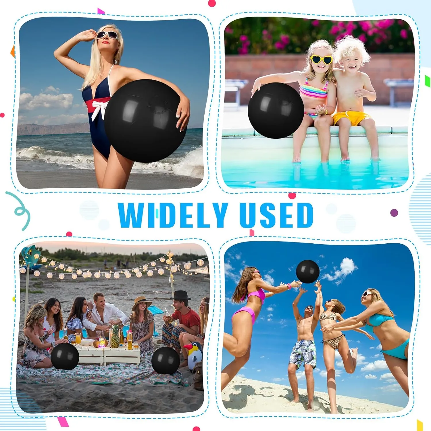 Balls Bulk Large Blow up Pool Game Toys tolerate landmark cavern 8 Pcs 12 Inch Solid Red Beach Balls Inflatable Beach 