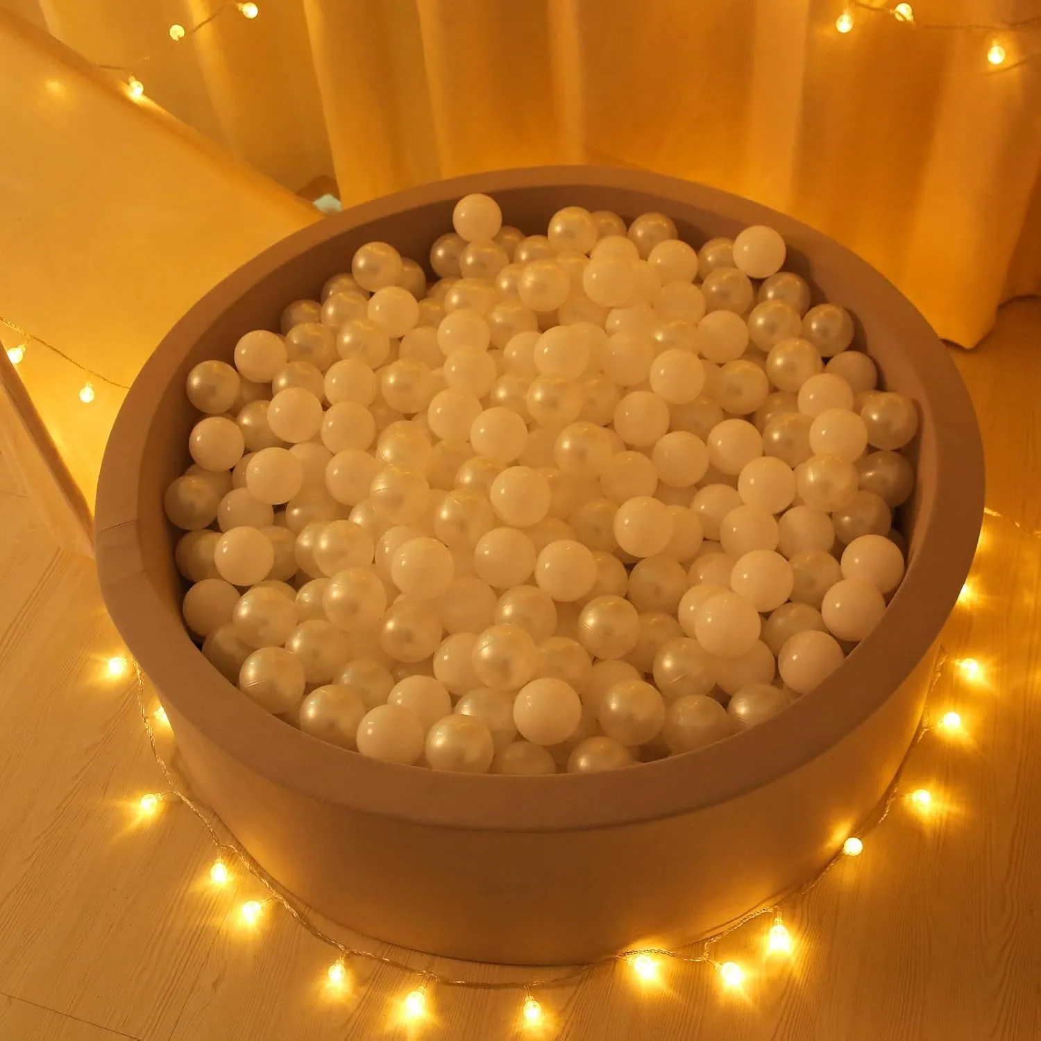Balls Crush Proof Non-Toxic Plastic Balls Babies Kids Toy Bulk Pack 170pcs 2.2inchs$ Pear White White GOGOSO Ball nonnative prevalence Pit 
