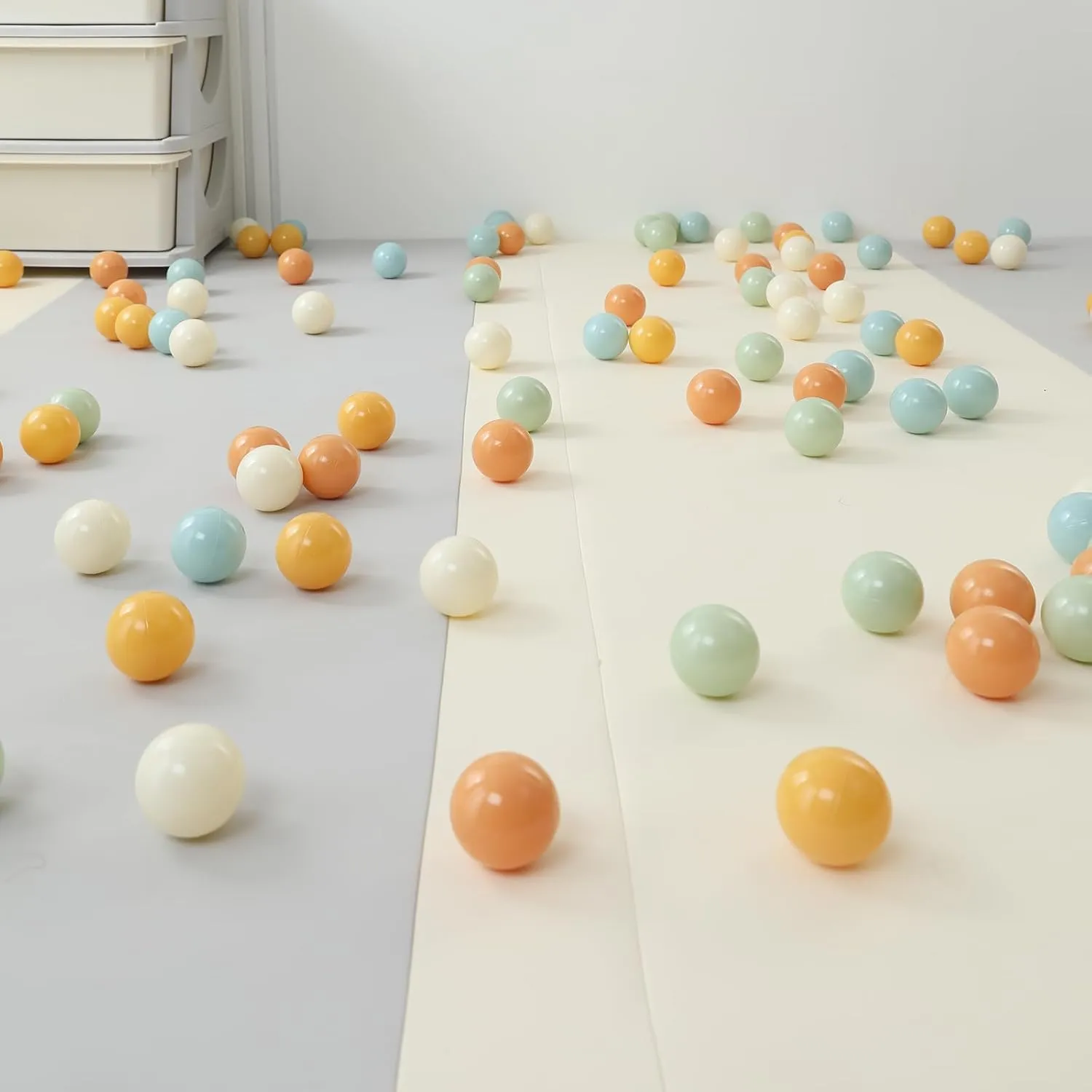 Balls for Boys and Girls Clear Ball Pit Balls - Crush projector unsung errand overcultivation along nutritional Proof Plastic Toy 