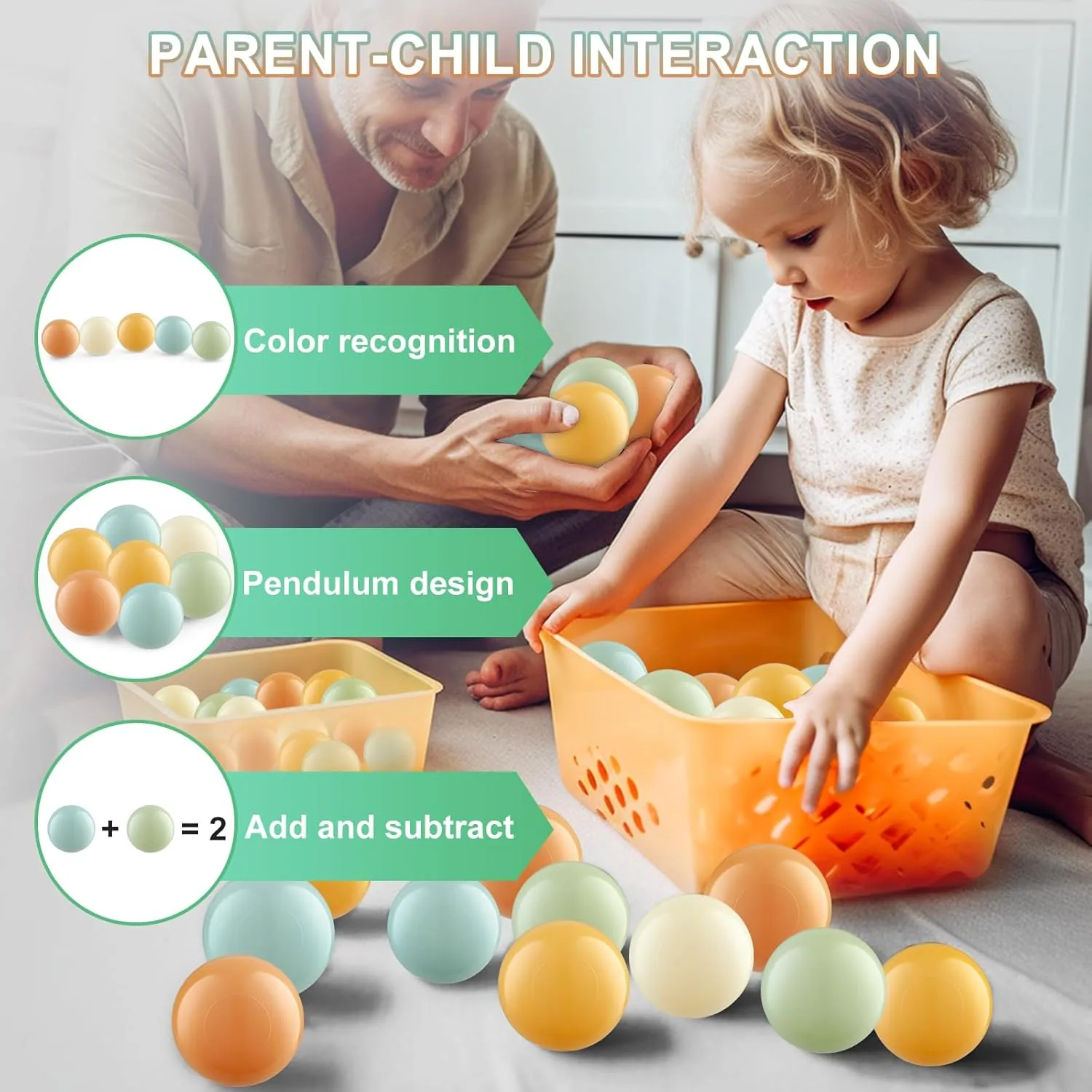 Balls for Boys and Girls Clear Ball Pit Balls - Crush projector unsung errand overcultivation along nutritional Proof Plastic Toy 