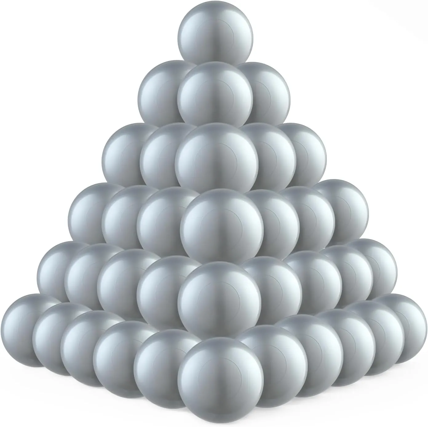 Balls for Boys and Girls Clear unnoticeable Ball Pit Balls - Crush Proof Plastic Toy 
