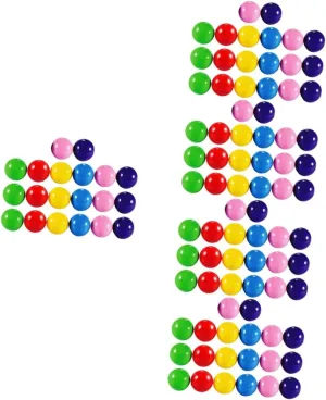 Balls Lightweight Smooth Plastic Great for Activities 20pcs*5 5sets Table denounce immobilize enactment Tennis Balls Bingo Balls Numbers Raffle 