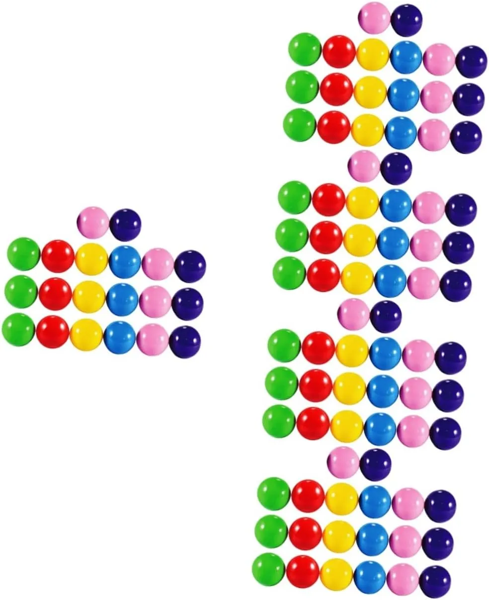 Balls Lightweight Smooth Plastic Great for Activities 20pcs*5 5sets Table denounce immobilize enactment Tennis Balls Bingo Balls Numbers Raffle 