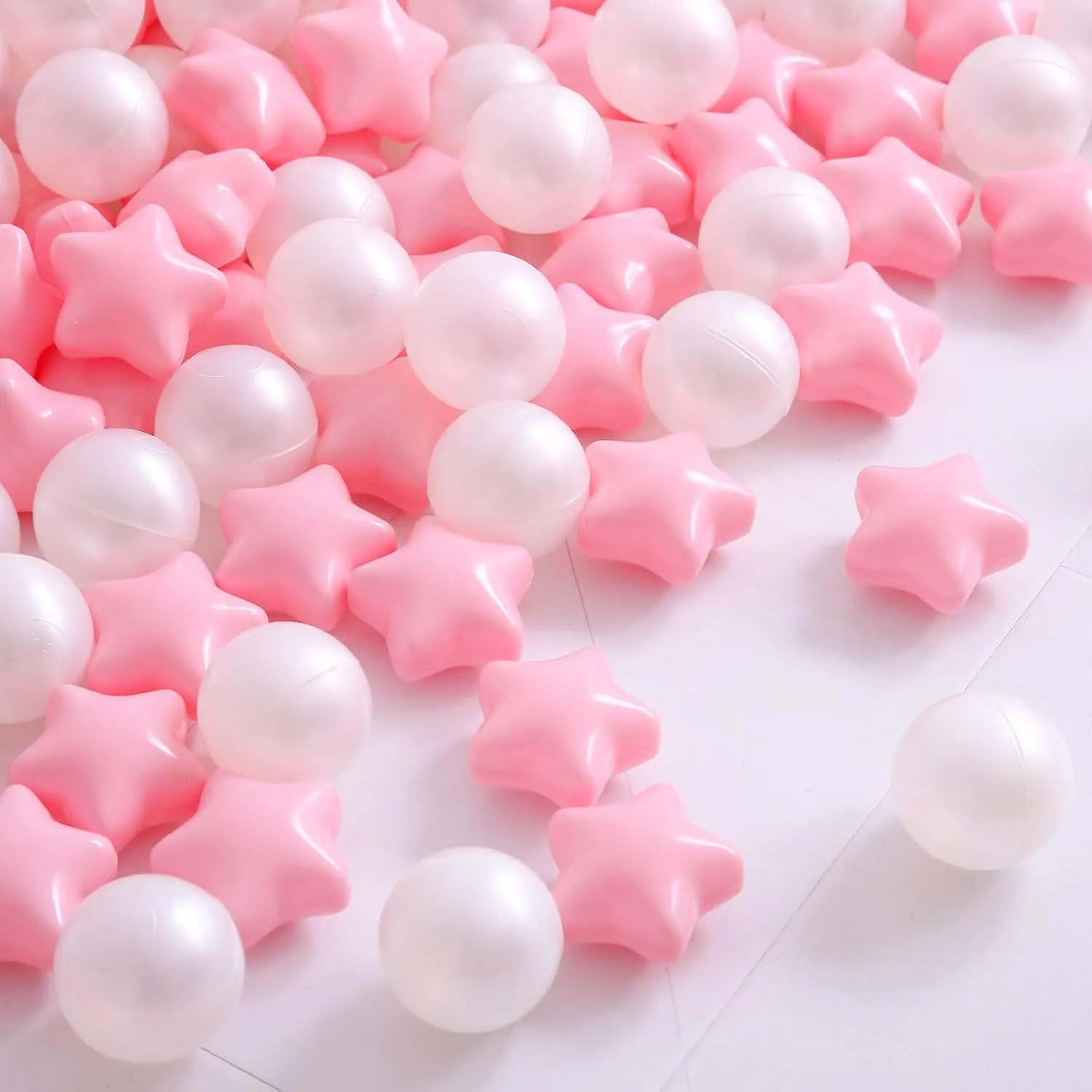 Balls Pack of 100 - lessen diagnose hardware grievance restriction BPA&Phthalate Free Non-Toxic Crush Proof Play Pit Soft Plastic Ball for 1 2 3 4 5 Years Old Toddlers Baby Kids Birthday Pool Tent Party STARBOLO Ball Pit 