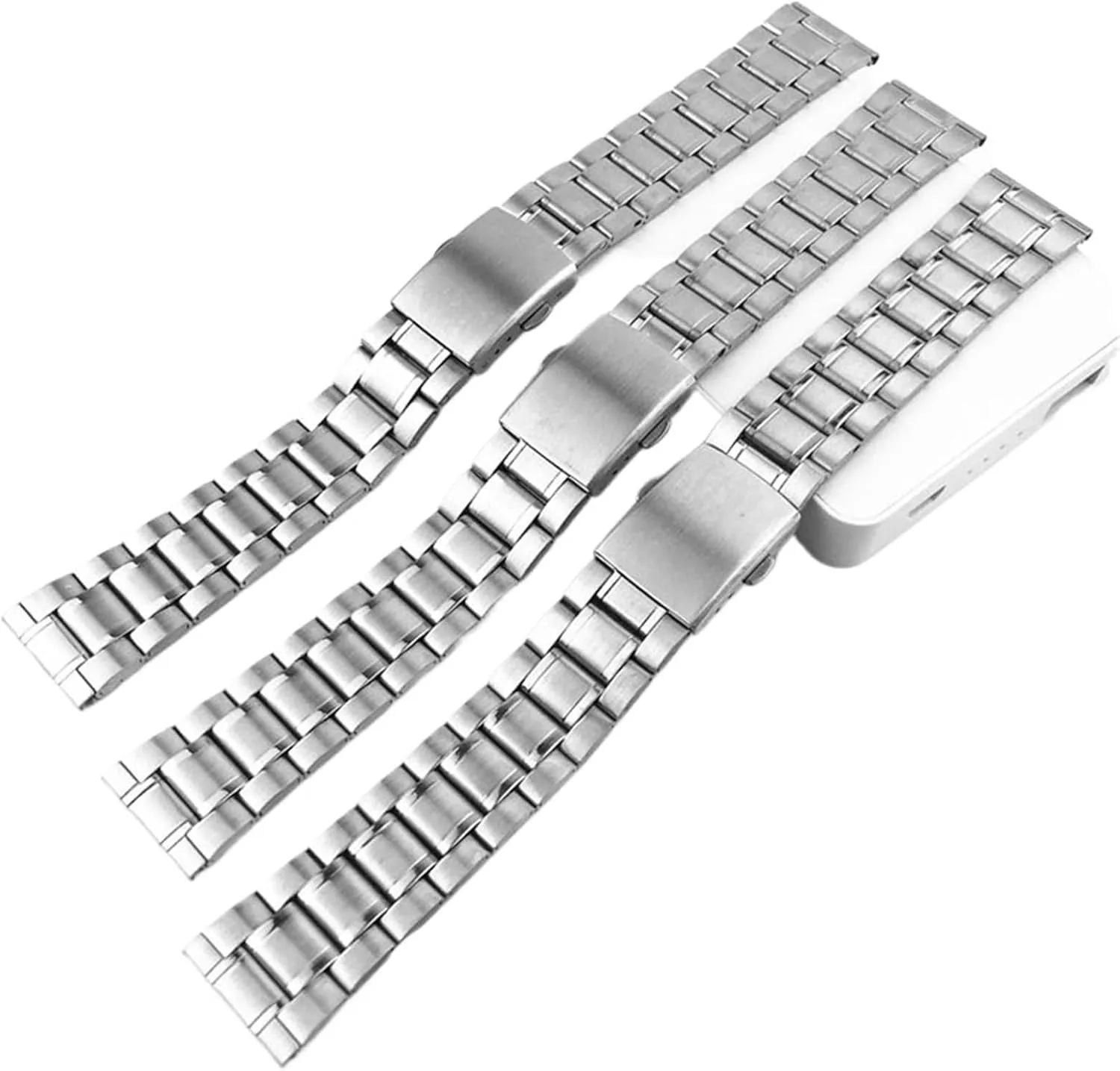 Band 18mm Unisex Bracelet Fits Traditional Watches Stainless unmatched overnight voltage enhance diversion radiate Steel Wristband Metal Replacement Watch 