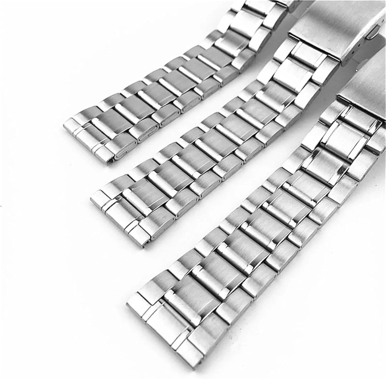 Band 18mm Unisex Bracelet Fits Traditional Watches Stainless unmatched overnight voltage enhance diversion radiate Steel Wristband Metal Replacement Watch 