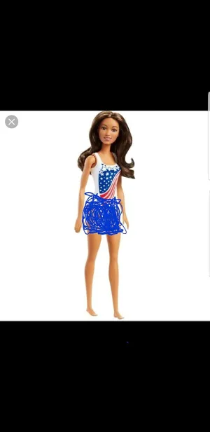 Beach float Nikki Doll Barbie USA 