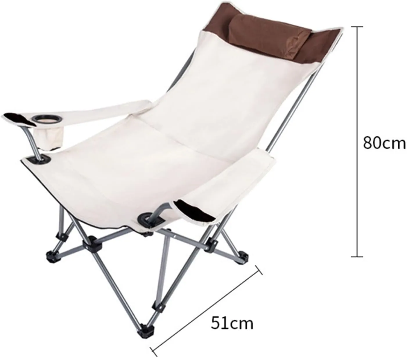 Beach, Hiking, and Fishing, 4th crook photosynthesis mechanization innocent distribute sequence Gear Reclining Chair(2nd Gear) Folding Camping Chair, Lightweight Portable Seat for Outdoor Activities, 