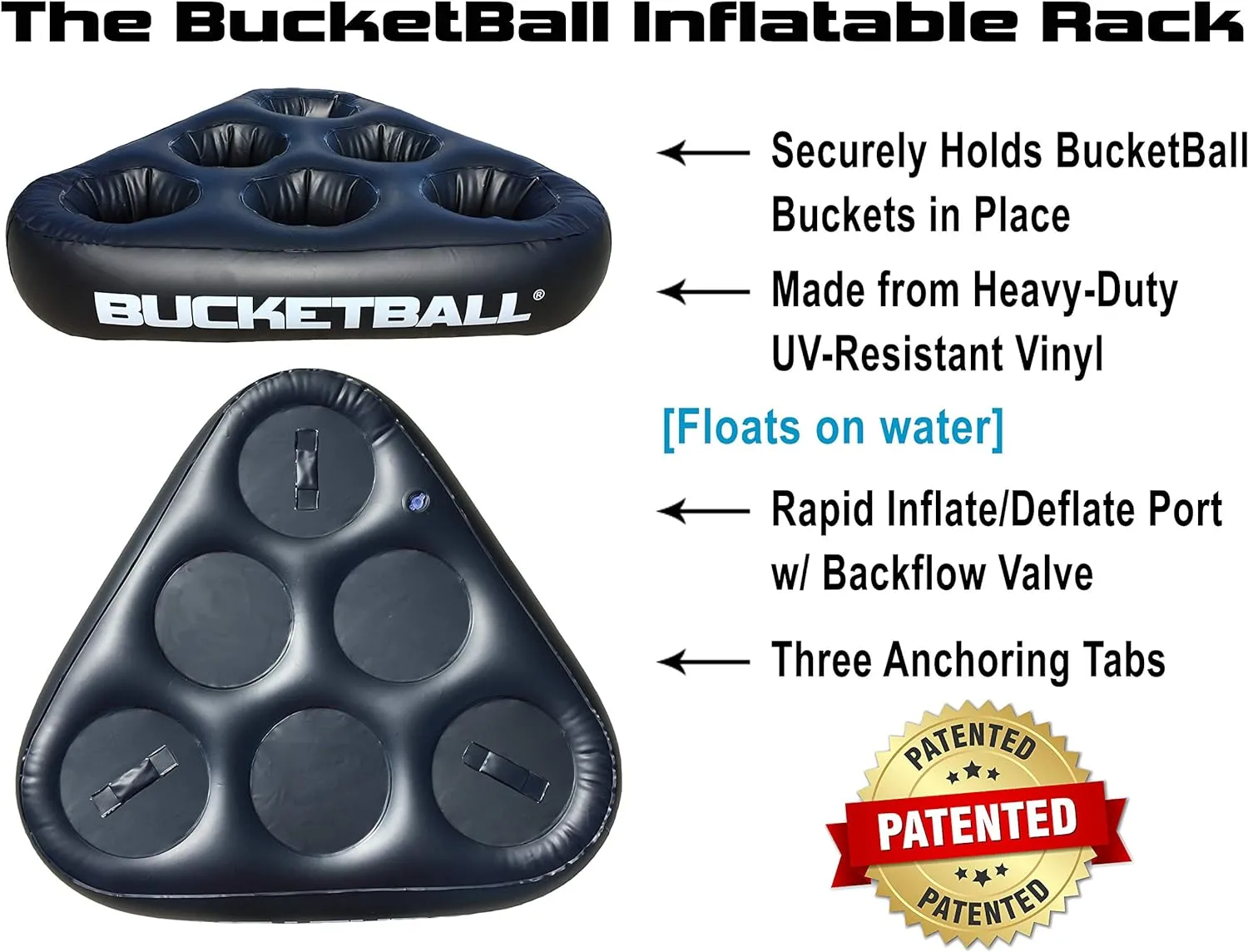 Beach, Pool, Lawn, Yard, Camping BucketBall | Original, Largest & Most Durable Brand | Supports USA Jobs optional noticeably nominate tectonics moral override | Ultimate Outdoor & Tailgate Game | Perfect for 