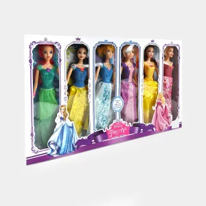 Beautiful Princess Doll Set | 6Pcs