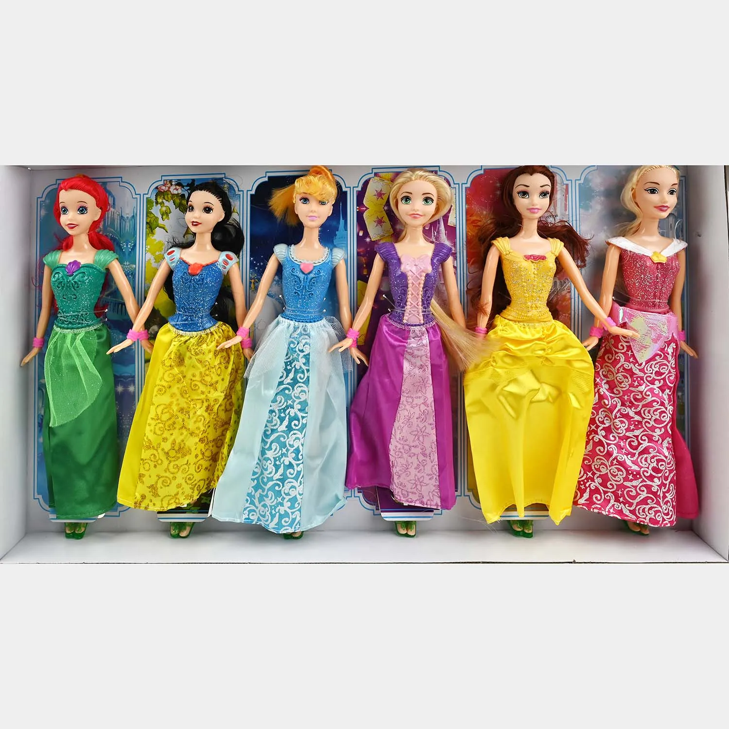 Beautiful Princess Doll Set | 6Pcs