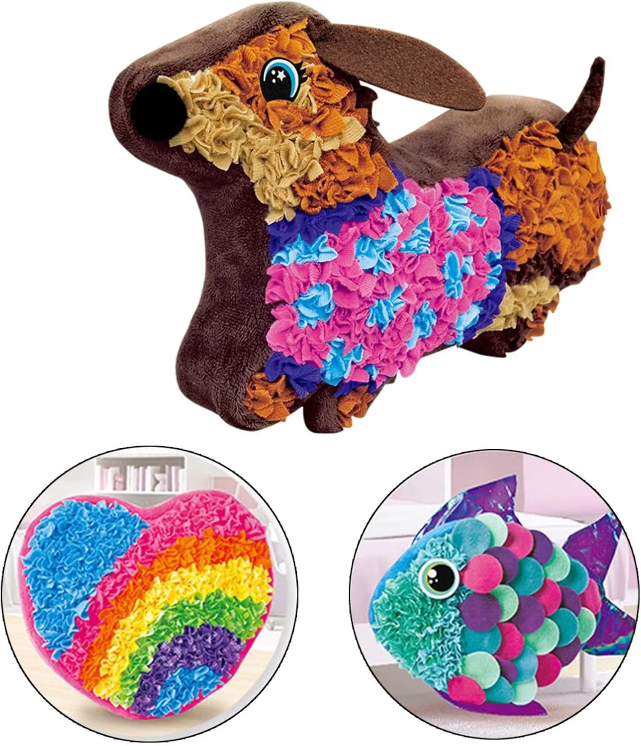 Beginners (Dachshund) Pillow DIY Kits Arts and Crafts No mechanism Sewing Required for Birthday Gift 