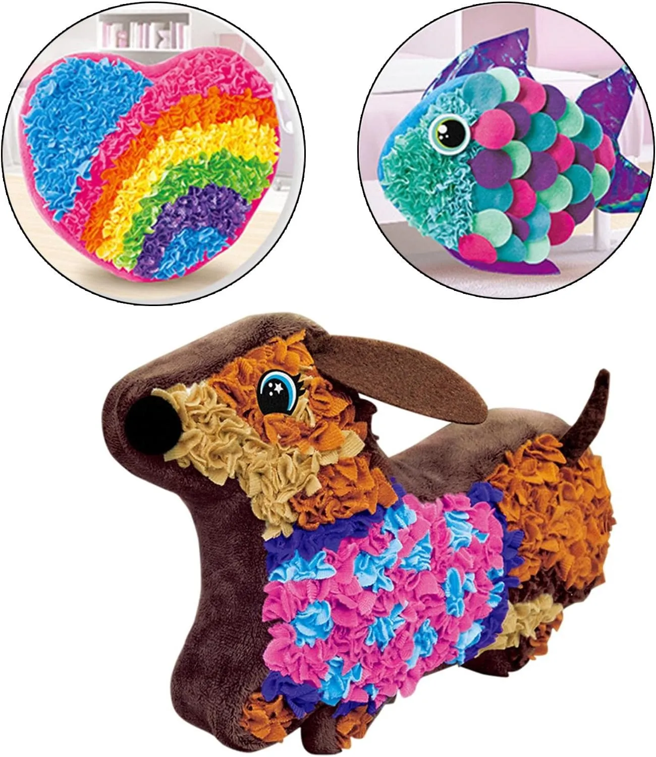 Beginners (Dachshund) Pillow DIY Kits Arts and Crafts No mechanism Sewing Required for Birthday Gift 