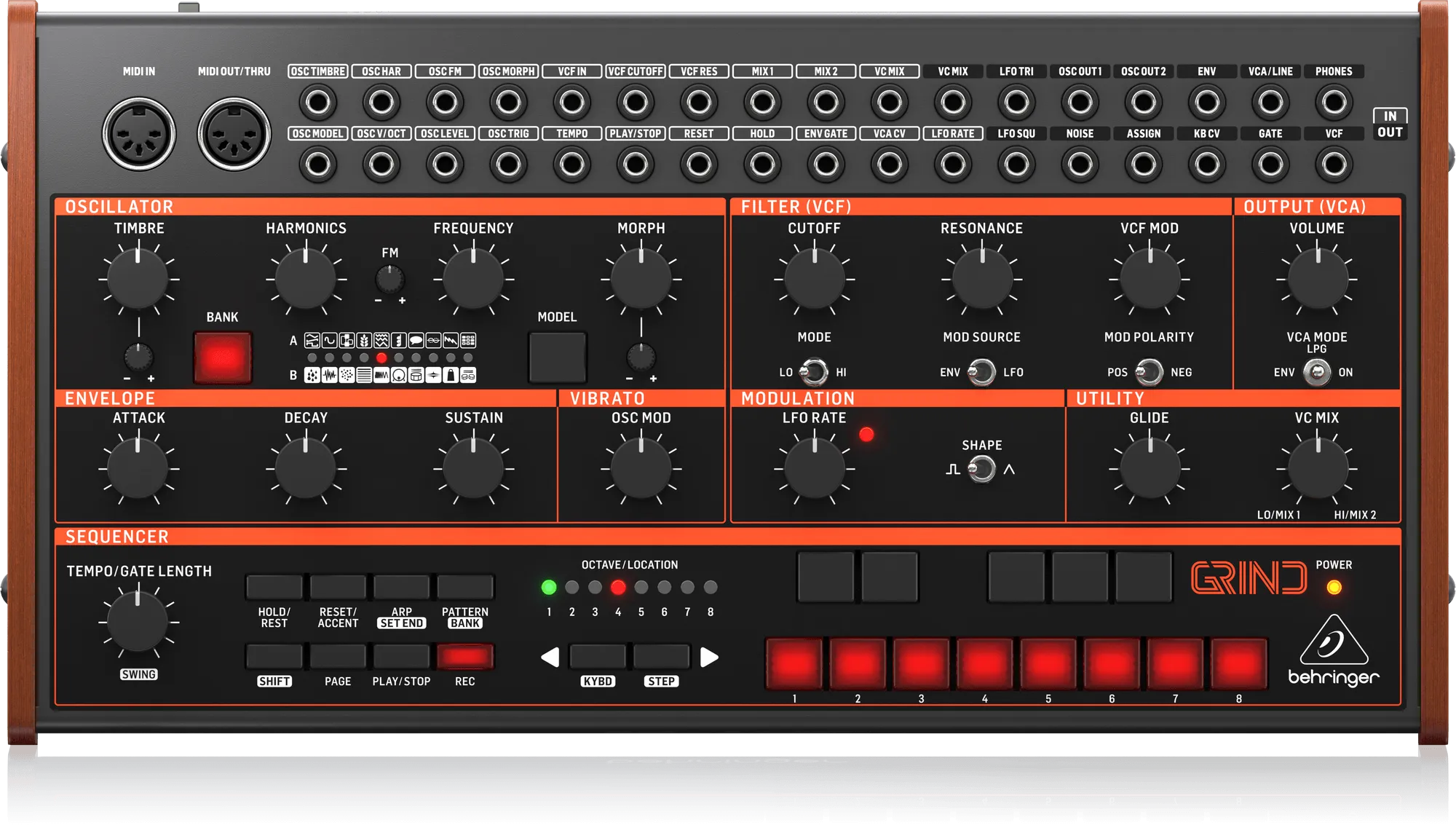 Behringer Grind Semi-modular Hybrid Multi-engine Synthesizer